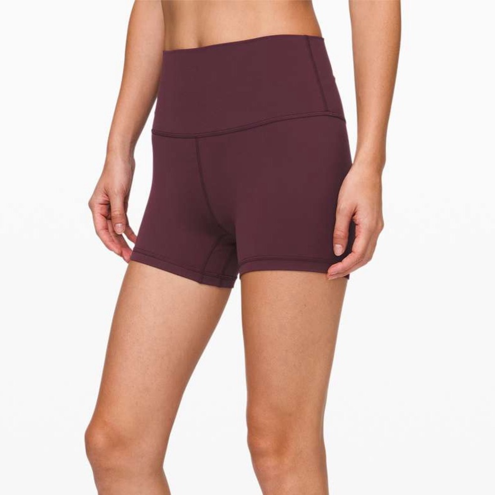 Lululemon Align Short Maroon 4”